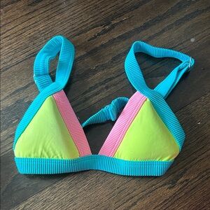 One one swimsuit top neon